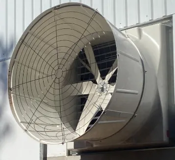[1-0089-1] Exaustor de Fibra C/ acionamento direto (50" Persiana / Cone / Helice de fibra)