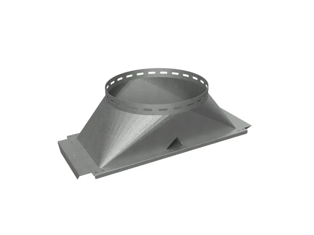 [01090024] Doppel-Siloanschluss V440G, mit vertikalem Flansch 440 mm