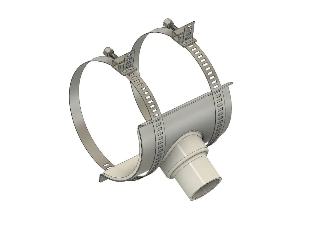 Sensorhalter für 160 mm Rohr