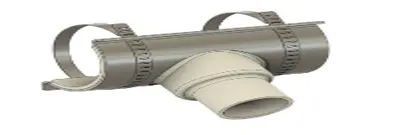 Sensorhalter für 160 mm Rohr