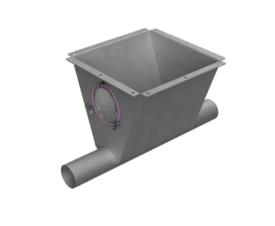 Auger hopper, 75 mm, 1 line, 180 degrees