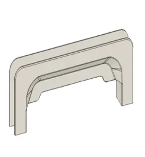 Frame for feeding bowl made of plastic