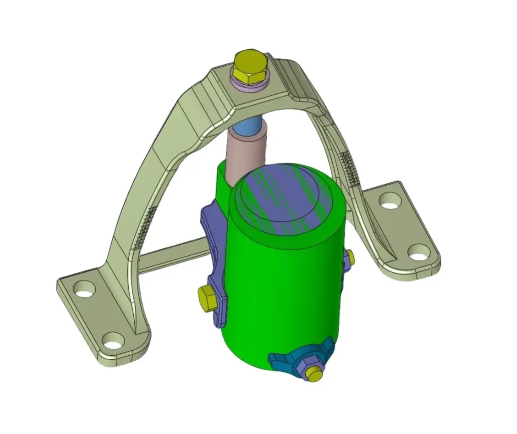 Wägezellenmodul für Silos mit runden Stützen -  7,5T - Digital