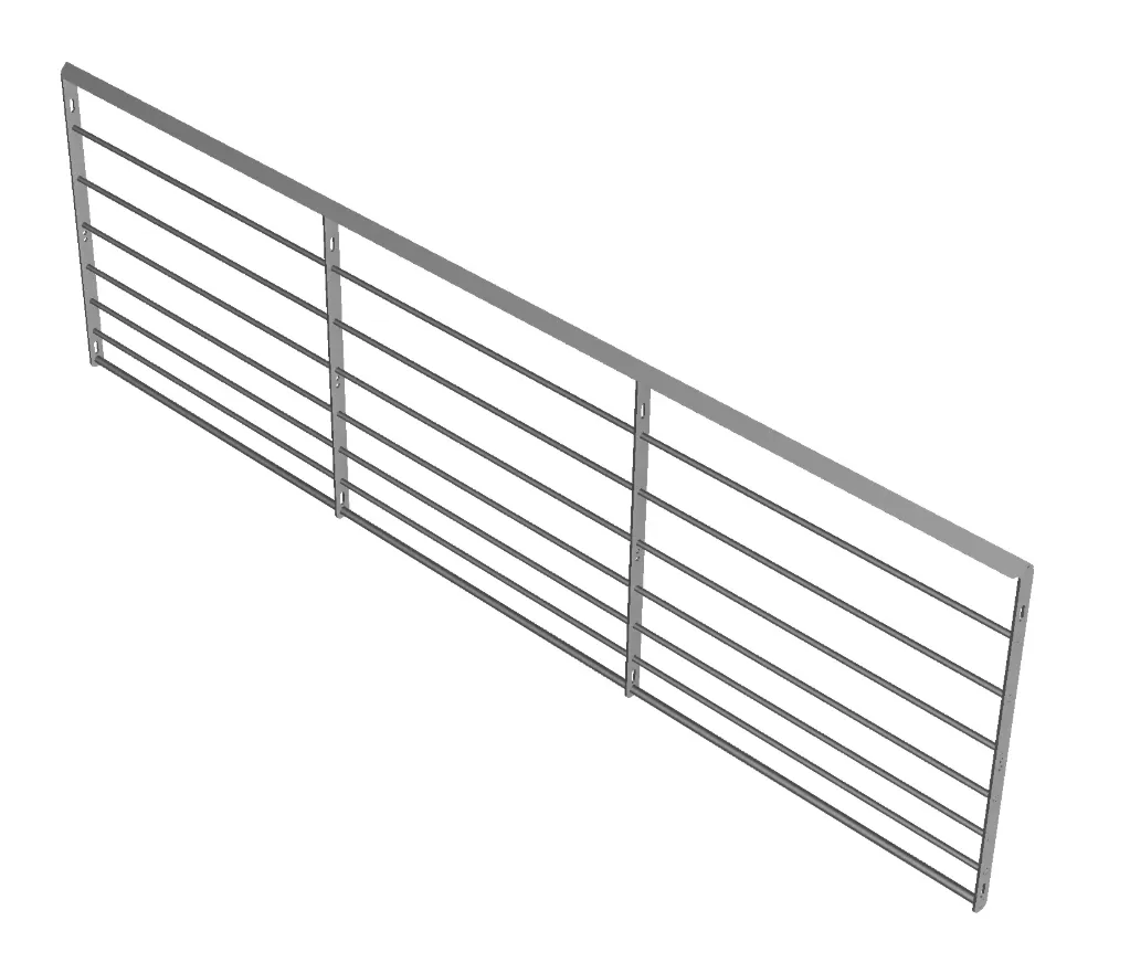 Finisher pen divider 900 high x 2800mm - HD