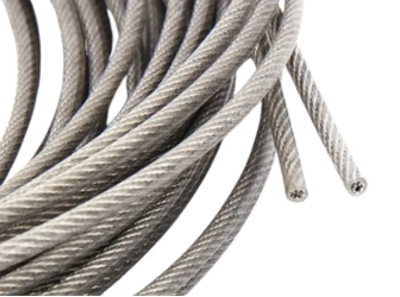 Tension rope - (SS304), Ø4mm with PVC coat